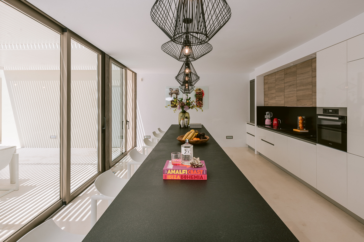 Resa estates Ibiza villa for sale modern dutch table and kitchen ok.jpg